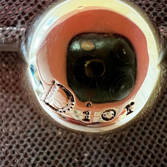 Christian Dior Gold Clutch with Chain - Picture 6 of 13